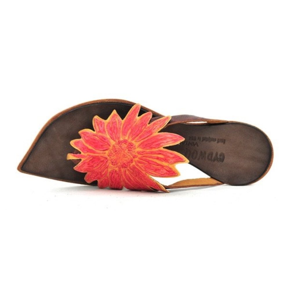 Cydwoq Jupiter Red Flower Sandals